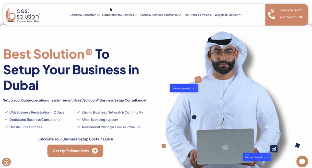 Home best solution business setup
